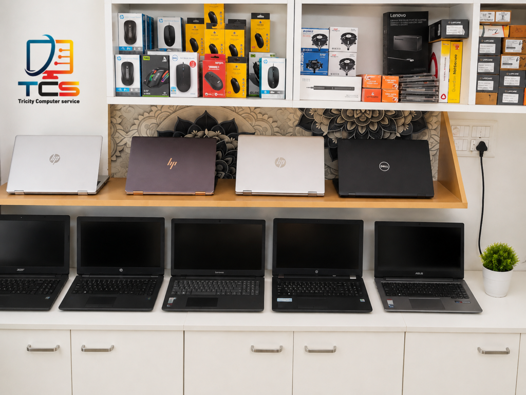 laptop and accessories